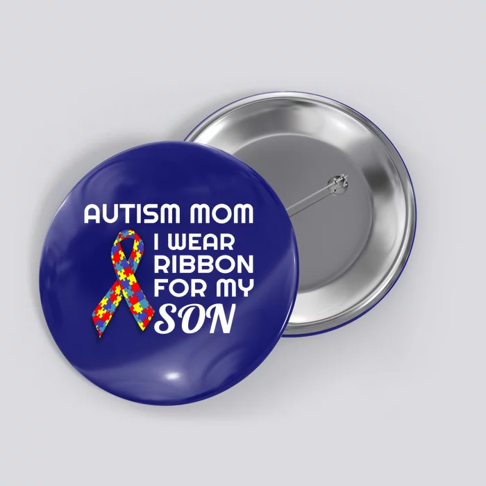 Autism Awareness Proud Mom Gift Proud Autism Mom Gift Button