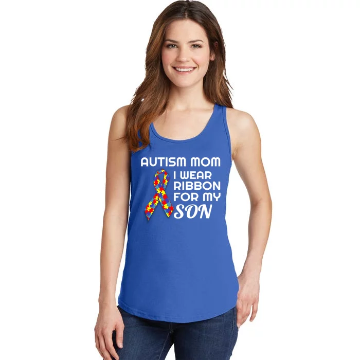 Autism Awareness Proud Mom Gift Proud Autism Mom Gift Ladies Essential Tank