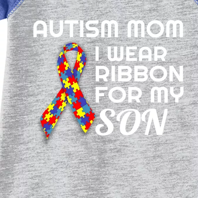 Autism Awareness Proud Mom Gift Proud Autism Mom Gift Infant Baby Jersey Bodysuit