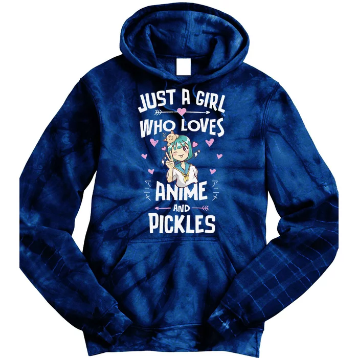 Anime And Pickles Gifts For Daughter And Girls Tie Dye Hoodie