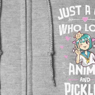 Anime And Pickles Gifts For Daughter And Girls Full Zip Hoodie