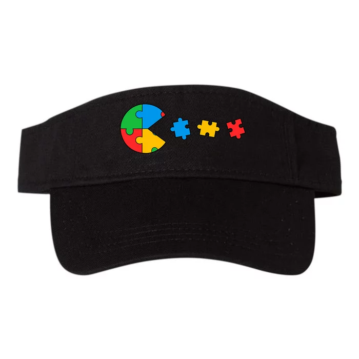 Autism Awareness Puzzles Funny Valucap Bio-Washed Visor