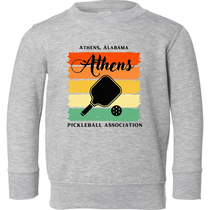 Athens Alabama Pickleball Association Toddler Sweatshirt