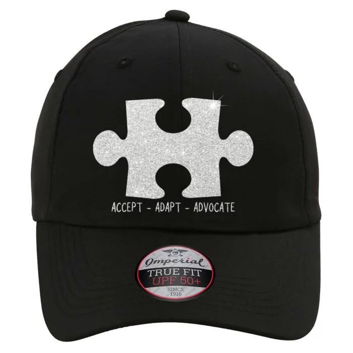 Autism Awareness Puzzle Accept Adapt Advocate The Original Performance Cap