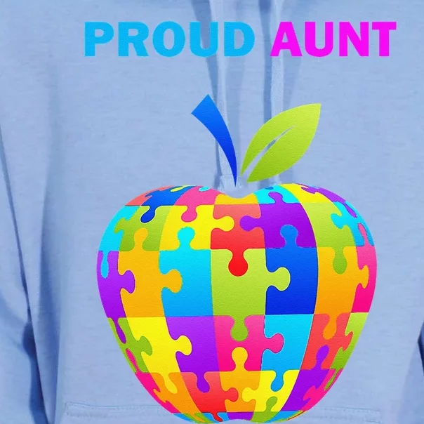 Autism Awareness Proud Aunt; Auntie; Unisex Surf Hoodie