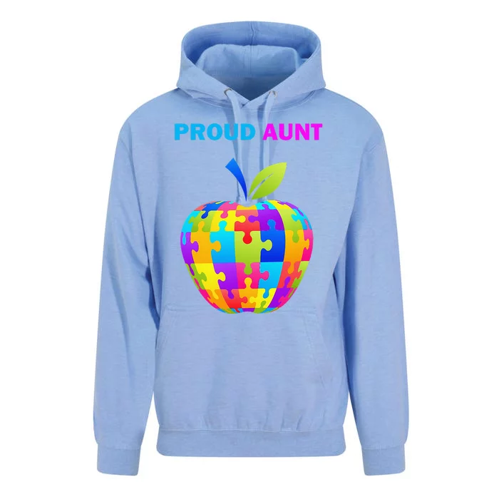 Autism Awareness Proud Aunt; Auntie; Unisex Surf Hoodie