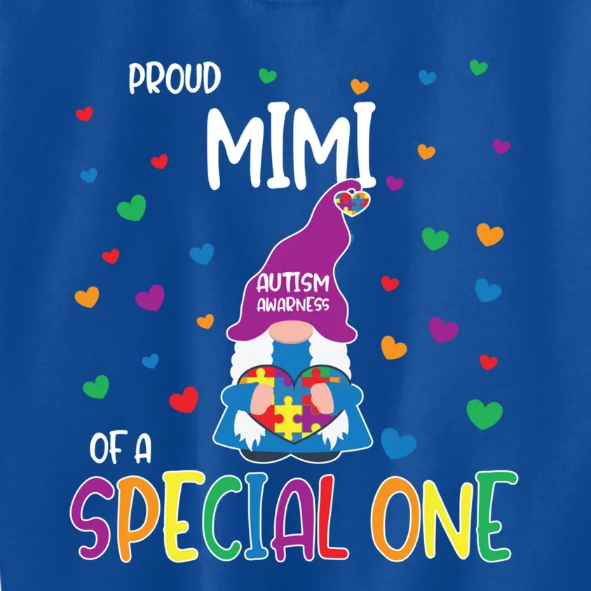 Autism Awareness Proud Mimi Family Matching Gift Great Gift Kids Sweatshirt