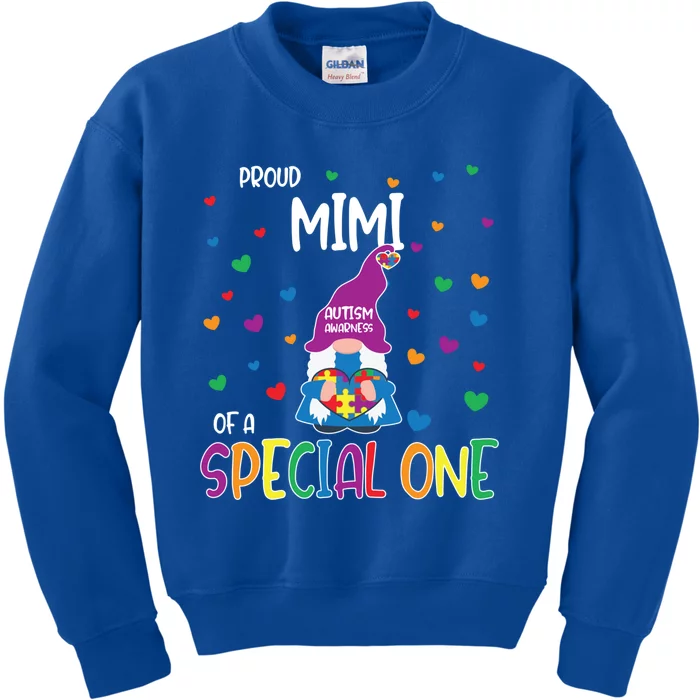 Autism Awareness Proud Mimi Family Matching Gift Great Gift Kids Sweatshirt