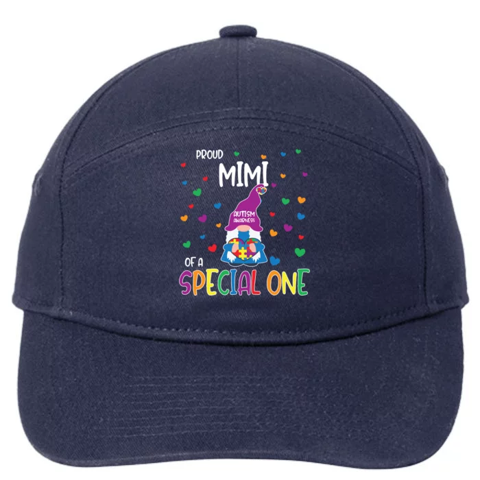 Autism Awareness Proud Mimi Family Matching Gift Great Gift 7-Panel Snapback Hat