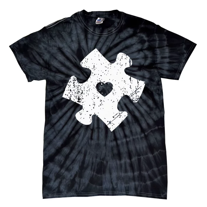 Autism Awareness Puzzle Piece Autistic Gifts For Mom Tie-Dye T-Shirt