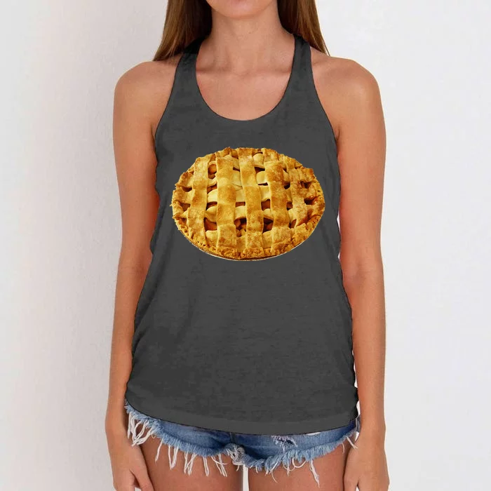 American Apple Pie Halloween Costume T Shir Women's Knotted Racerback Tank