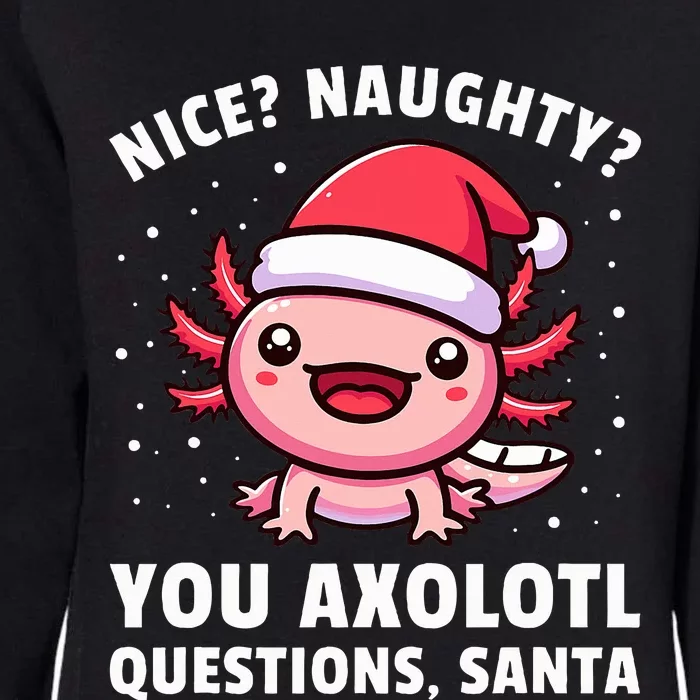 Axolotl Axolotl Questions Christmas Womens California Wash Sweatshirt