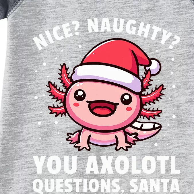 Axolotl Axolotl Questions Christmas Infant Baby Jersey Bodysuit