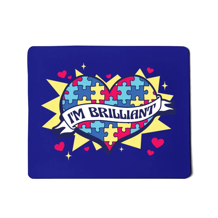 Autism Awareness Quote Proud Autistic Pride Saying Great Gift Mousepad