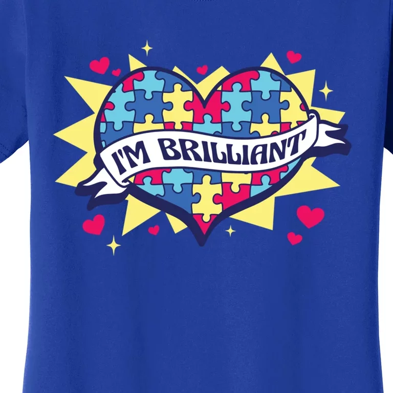 Autism Awareness Quote Proud Autistic Pride Saying Great Gift Women's T-Shirt