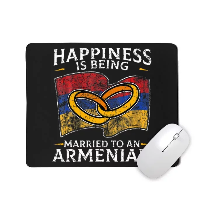 Armenian Armenia Roots Marriage Heritage Married Flag Mousepad