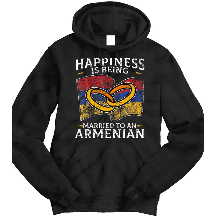 Armenian Armenia Roots Marriage Heritage Married Flag Tie Dye Hoodie