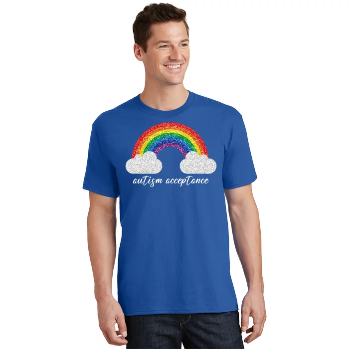 Autism Acceptance Rainbow T-Shirt