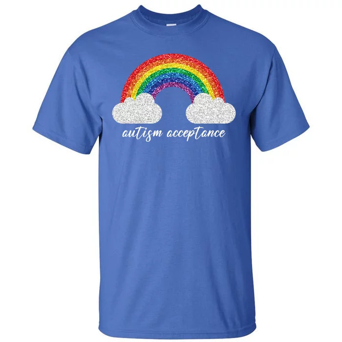 Autism Acceptance Rainbow Tall T-Shirt