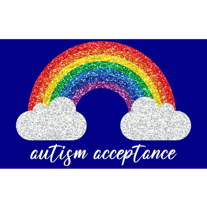 Autism Acceptance Rainbow Bumper Sticker