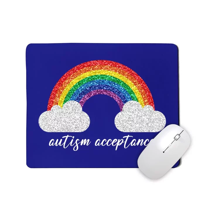 Autism Acceptance Rainbow Mousepad