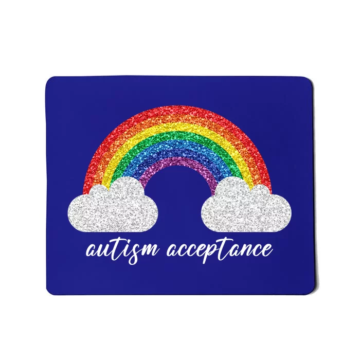 Autism Acceptance Rainbow Mousepad