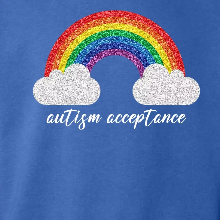 Autism Acceptance Rainbow Toddler Hoodie