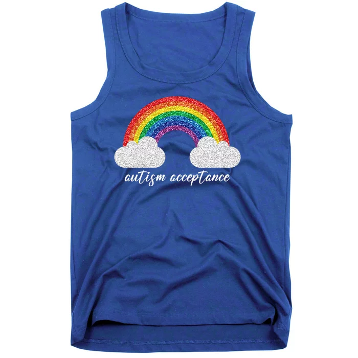 Autism Acceptance Rainbow Tank Top