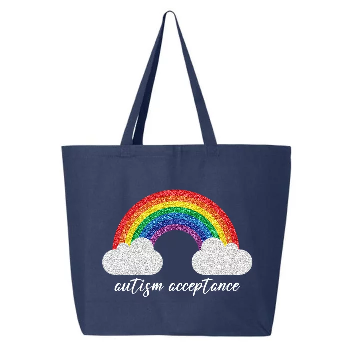 Autism Acceptance Rainbow 25L Jumbo Tote