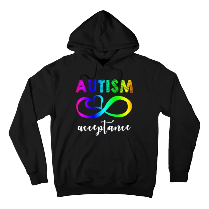 Autism Acceptance Rainbow Hoodie