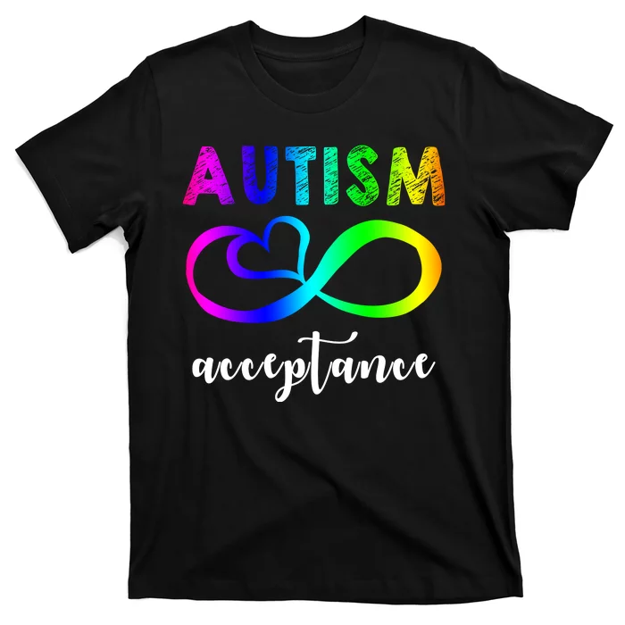 Autism Acceptance Rainbow T-Shirt