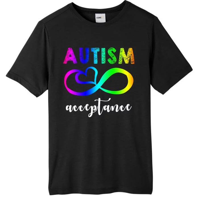 Autism Acceptance Rainbow ChromaSoft Performance T-Shirt