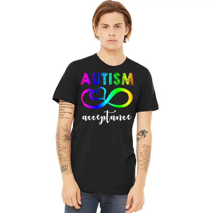 Autism Acceptance Rainbow Premium T-Shirt