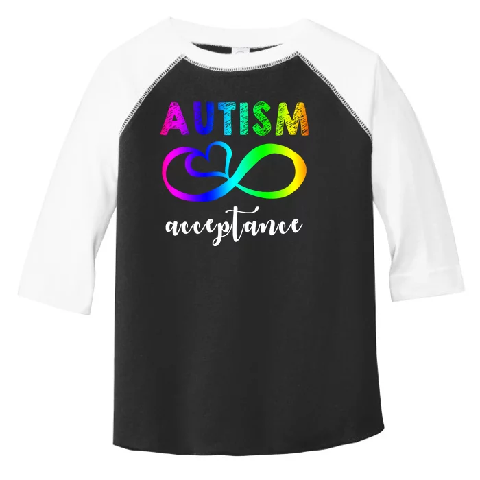 Autism Acceptance Rainbow Toddler Fine Jersey T-Shirt