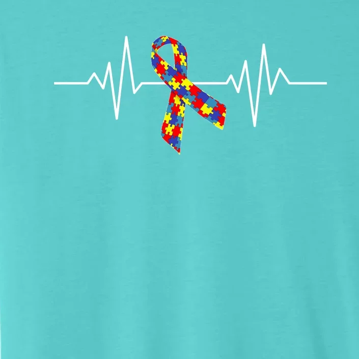 Autism Awareness Ribbon Heartbeat ChromaSoft Performance T-Shirt