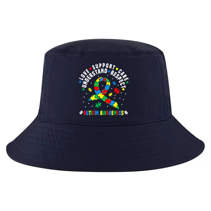 Autism Awareness Respect Love Support Autistic Awareness Gift Cool Comfort Performance Bucket Hat