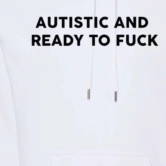 Autistic And Ready To Fuck Premium Hoodie