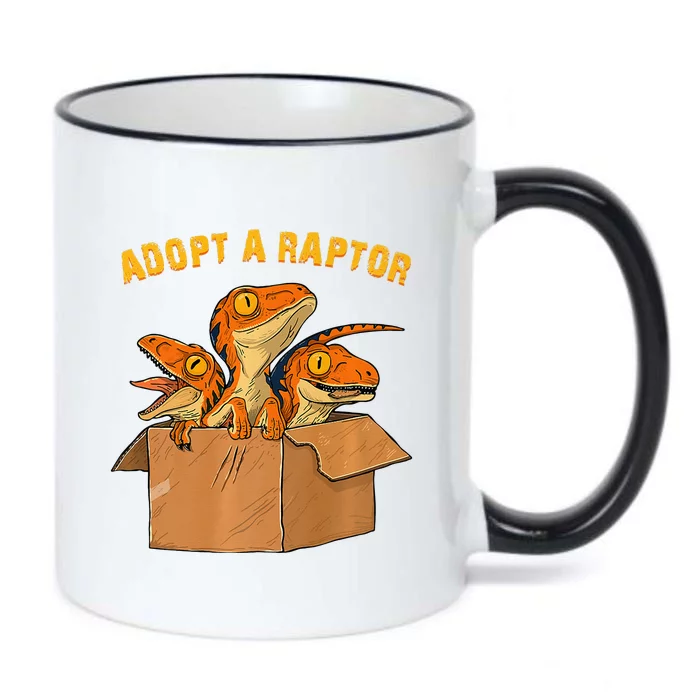 Adopt A Raptor Funny Tee Most Amazing Pets Black Color Changing Mug