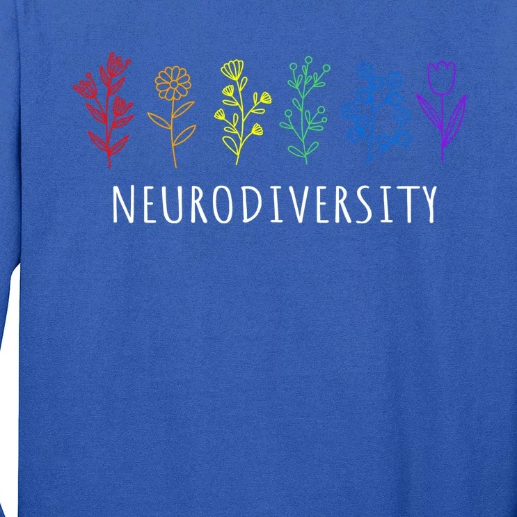 Autism Awareness Rainbow Neurodiversity Autistic Pride Gift Long Sleeve Shirt