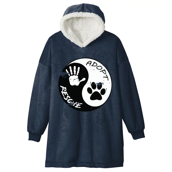 Adopt And Rescue Animal For Animal Foster Shelters Hooded Wearable Blanket