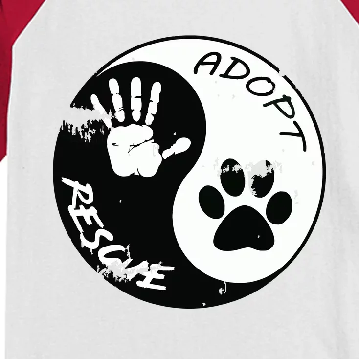 Adopt And Rescue Animal For Animal Foster Shelters Kids Colorblock Raglan Jersey