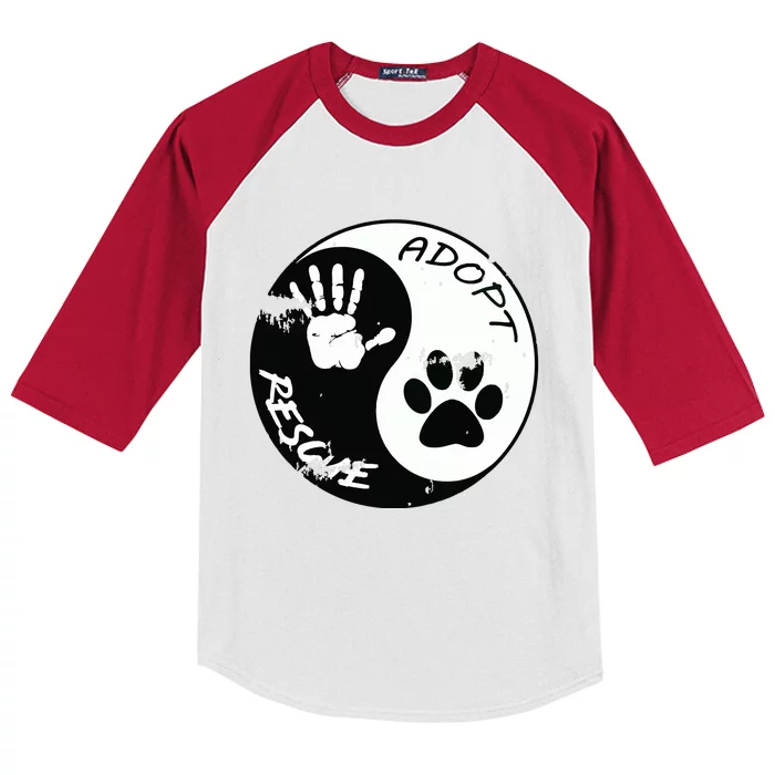 Adopt And Rescue Animal For Animal Foster Shelters Kids Colorblock Raglan Jersey