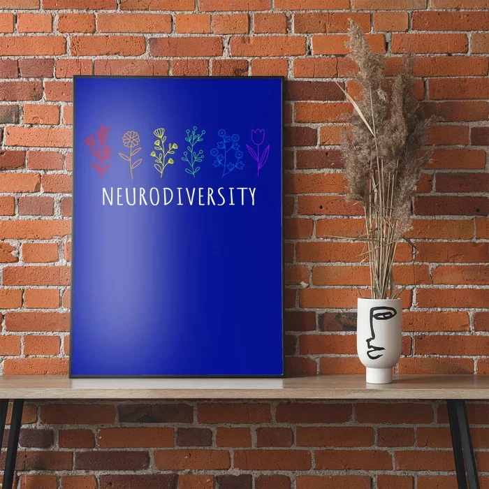 Autism Awareness Rainbow Neurodiversity Autistic Pride Gift Poster