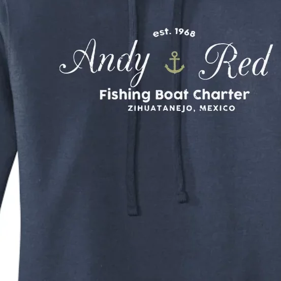 Andy And Red Fishing Charter Zihuatanejo Women's Pullover Hoodie