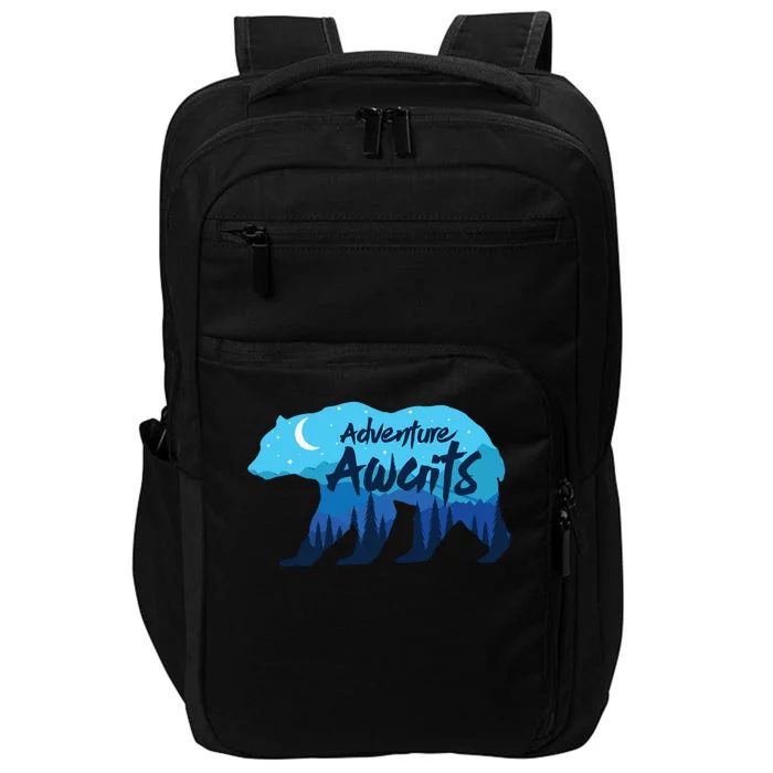 Adventure Awaits Retro Summer Camping Impact Tech Backpack