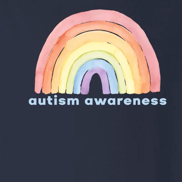 Autism Awareness Rainbow Toddler Long Sleeve Shirt