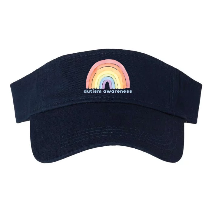 Autism Awareness Rainbow Valucap Bio-Washed Visor