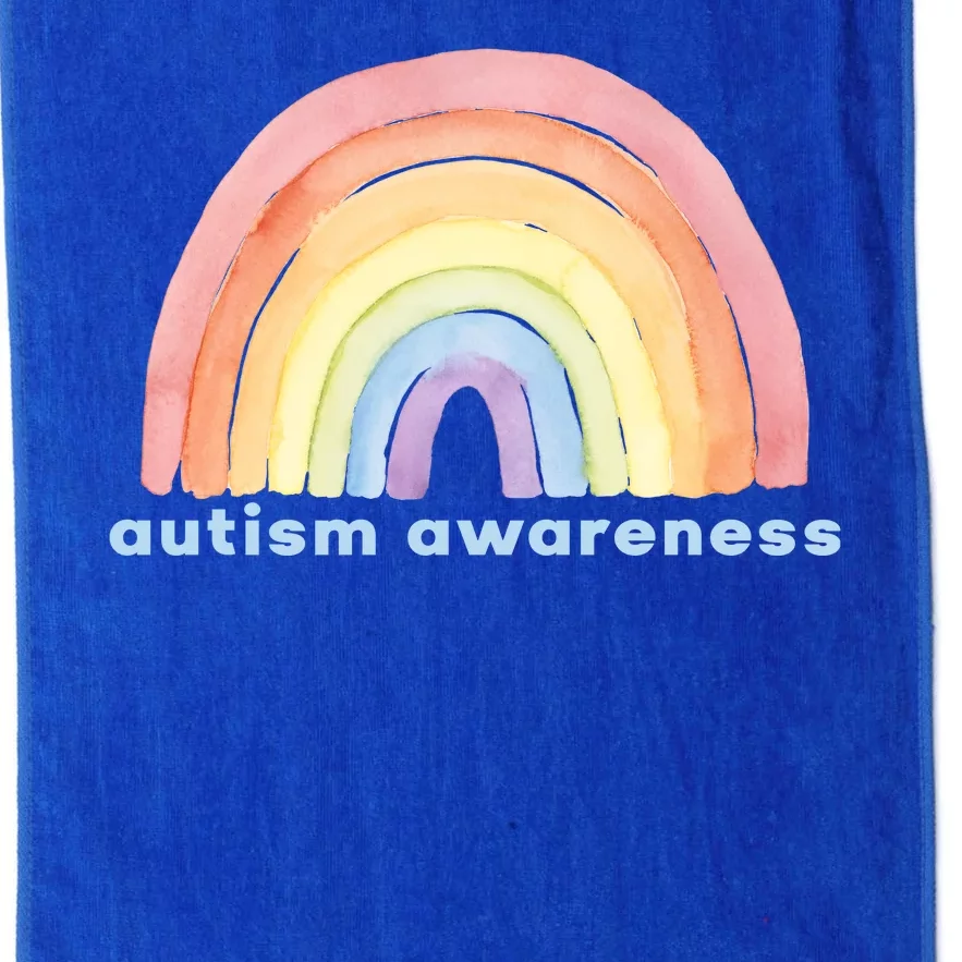 Autism Awareness Rainbow Platinum Collection Golf Towel