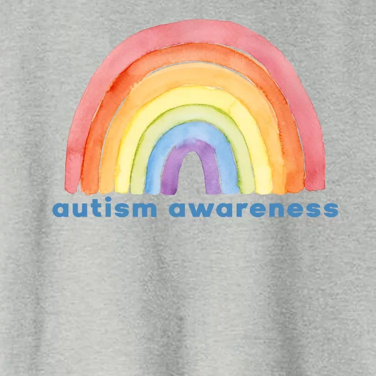 Autism Awareness Rainbow Women's Crop Top Tee