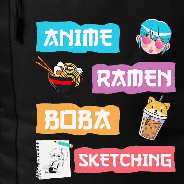 Awesome Anime Ra Boba Sketching Anime Lovers Kawaii Daily Commute Backpack